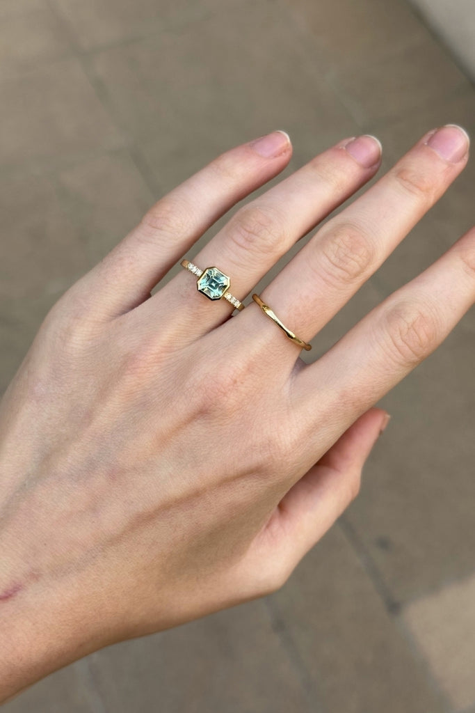 ANILLO TURMALINA MINT GREEN