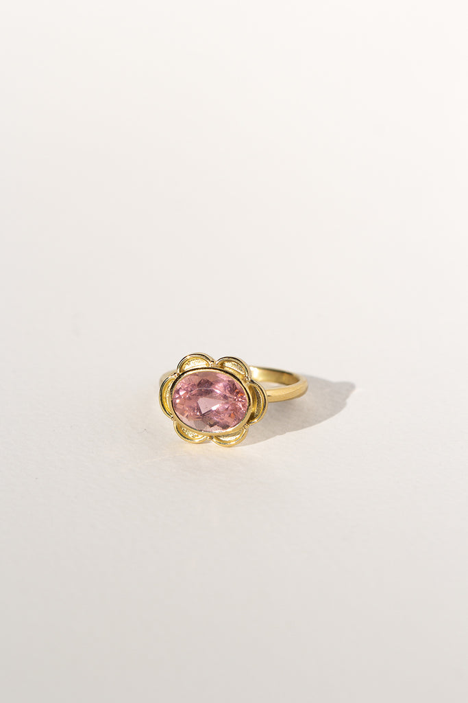 ANILLO DALIA TURMALINA ROSA