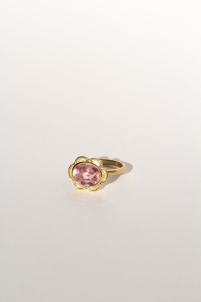 ANILLO DALIA TURMALINA ROSA