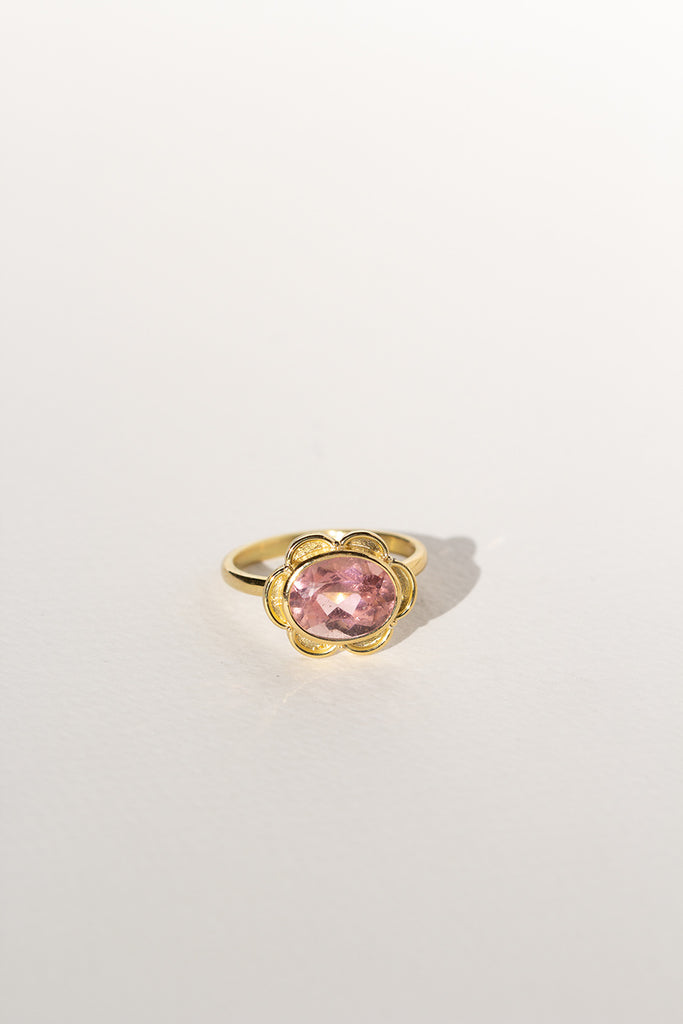 ANILLO DALIA TURMALINA ROSA