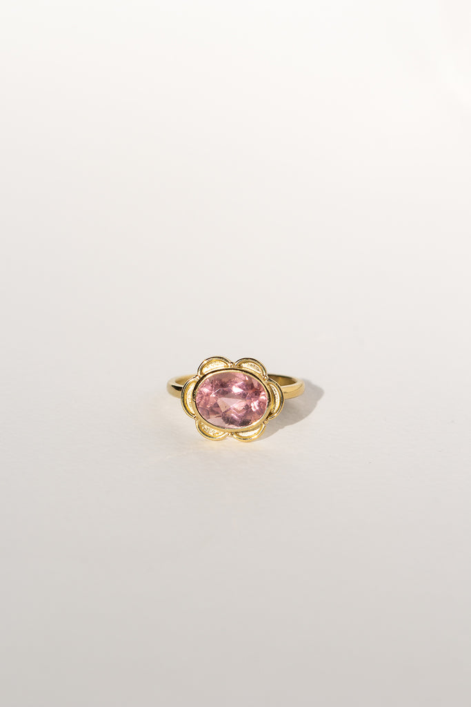 ANILLO DALIA TURMALINA ROSA