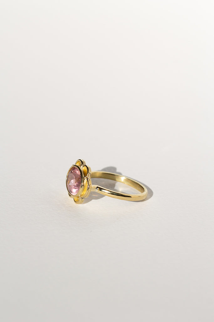 ANILLO DALIA TURMALINA ROSA