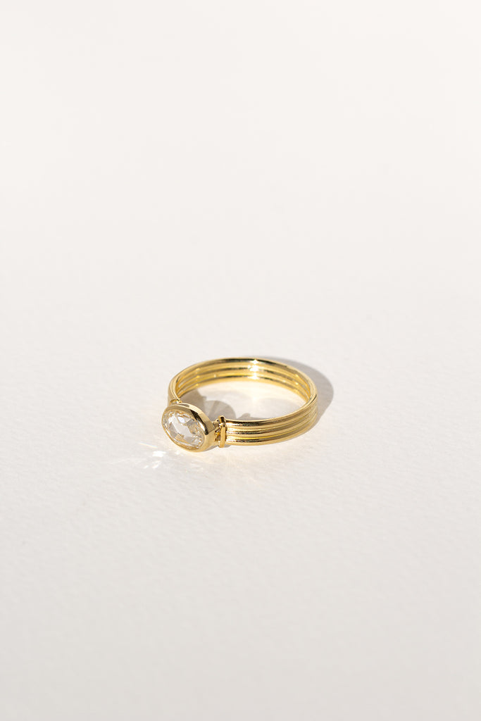 ANILLO ATENEA DIAMANTE ROSECUT