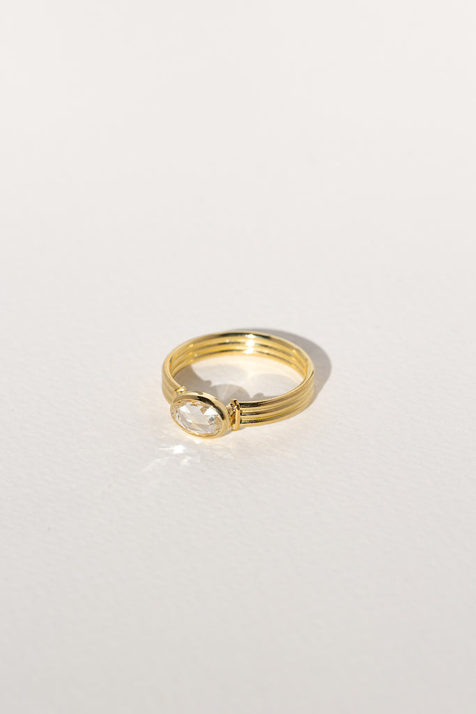 ANILLO ATENEA DIAMANTE ROSECUT