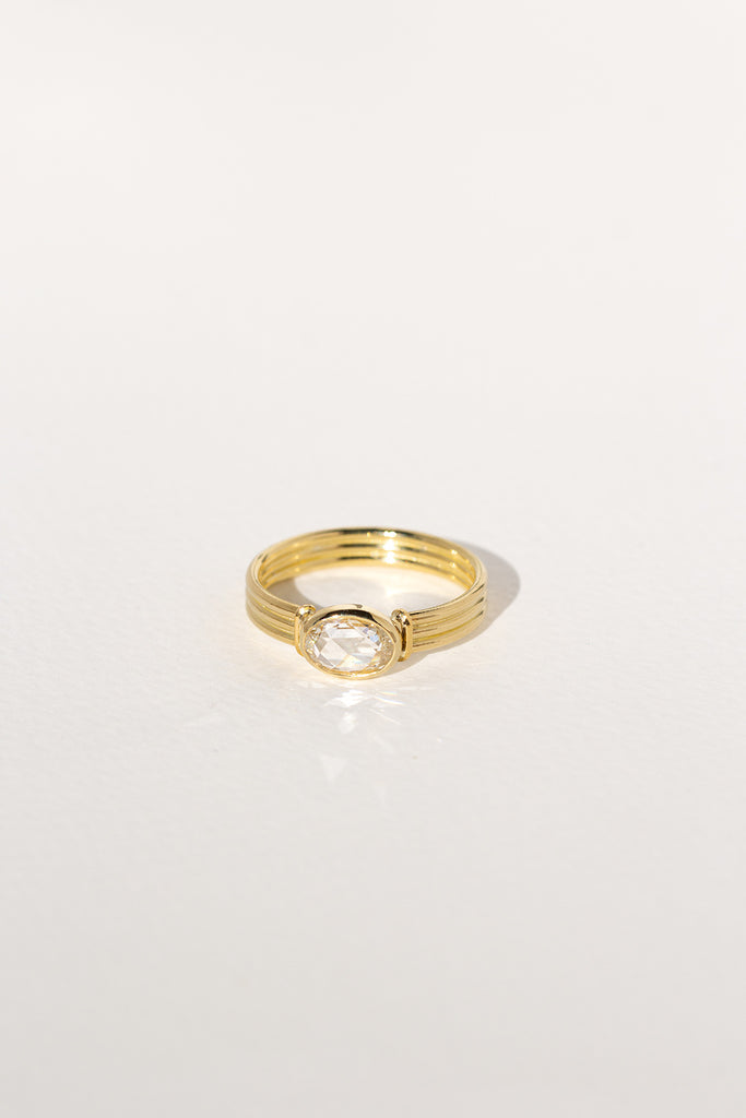 ANILLO ATENEA DIAMANTE ROSECUT