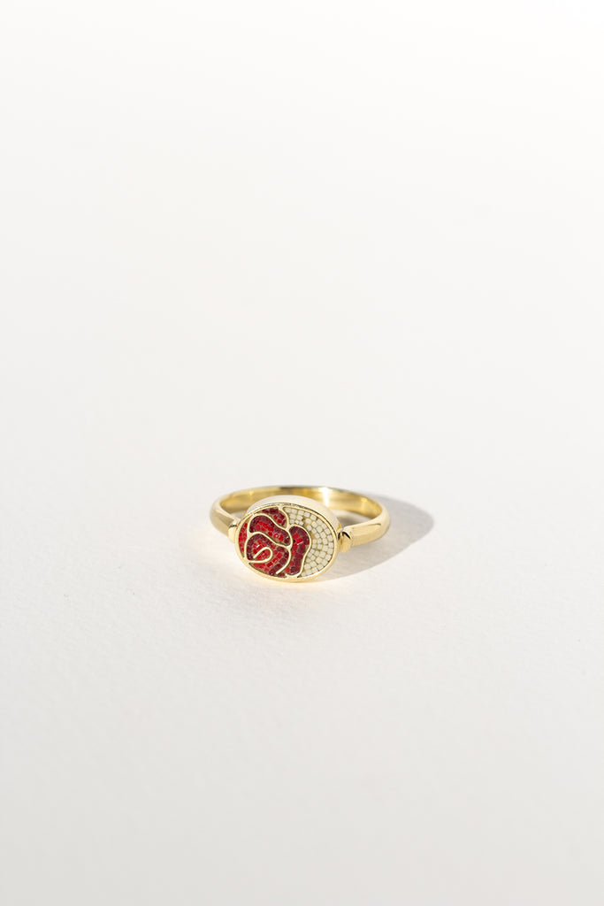 ANILLO MINI ROSE MICRO MOSAICO