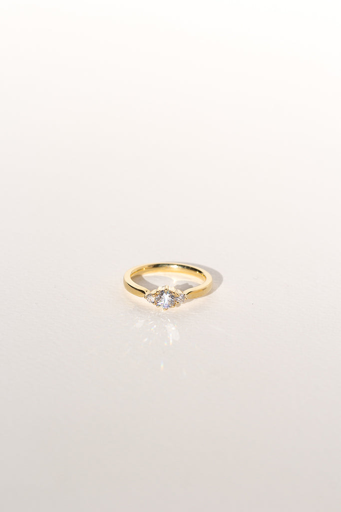 ANILLO TRICILLO ROMBO DIAMANTES