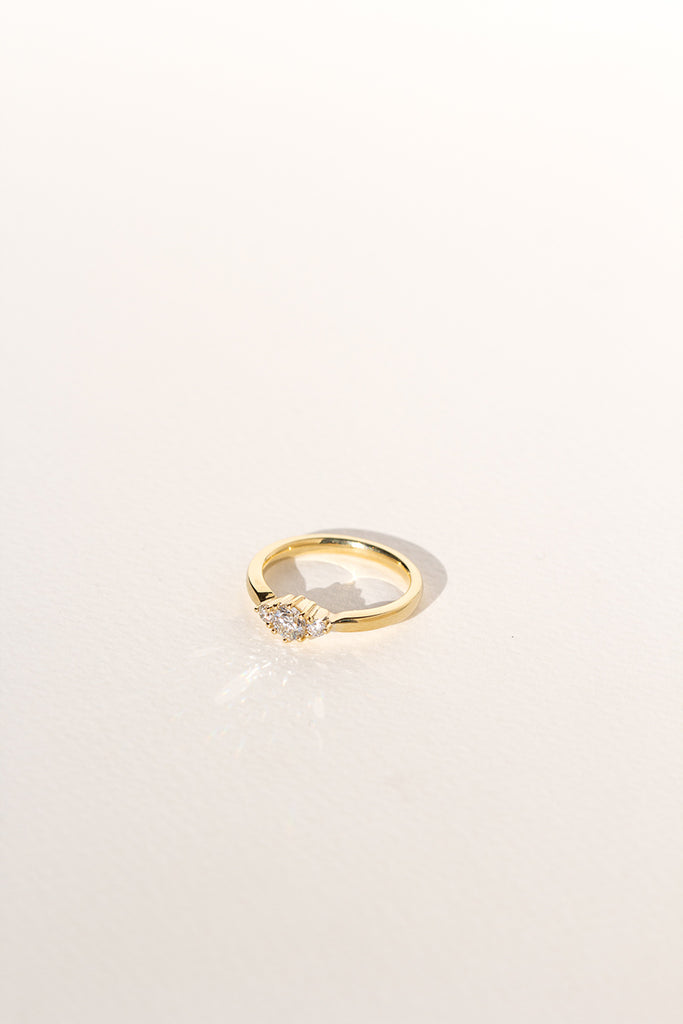 ANILLO TRICILLO ROMBO DIAMANTES