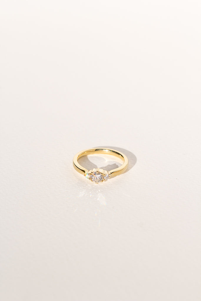 ANILLO TRICILLO ROMBO DIAMANTES