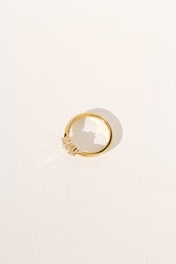 ANILLO TRICILLO ROMBO DIAMANTES