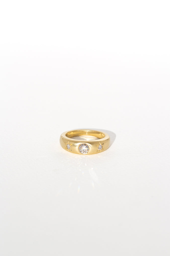ANILLO BOMBÉ DIAMANTE