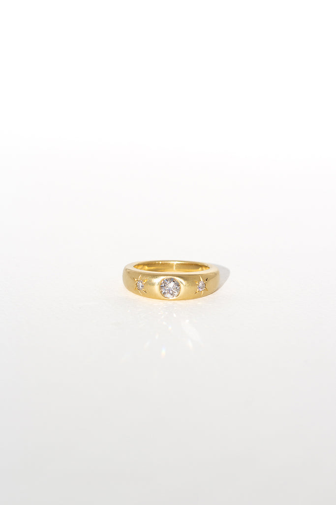ANILLO BOMBÉ DIAMANTE