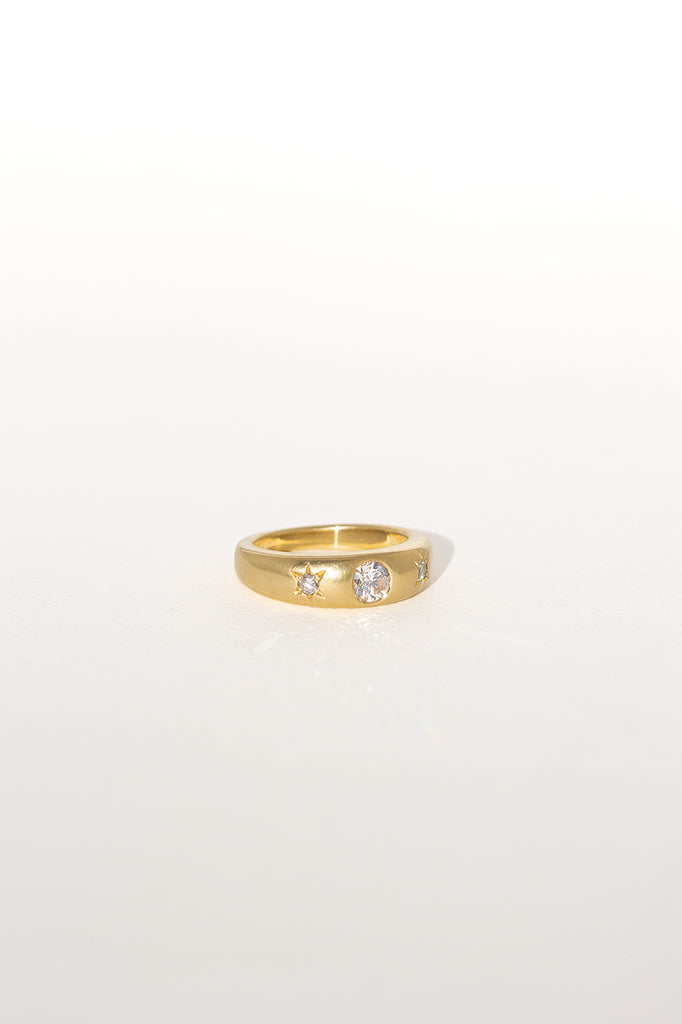 ANILLO BOMBÉ DIAMANTE