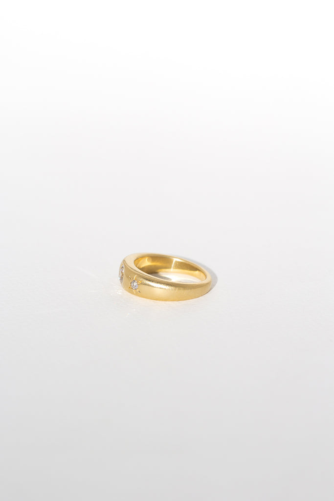 ANILLO BOMBÉ DIAMANTE