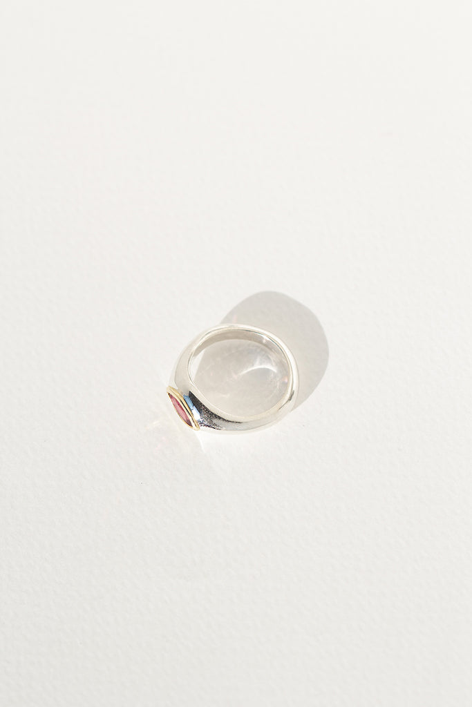 ANILLO MARQUESA PINK SILVER