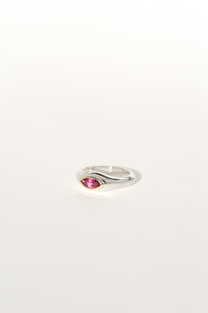 ANILLO MARQUESA PINK SILVER