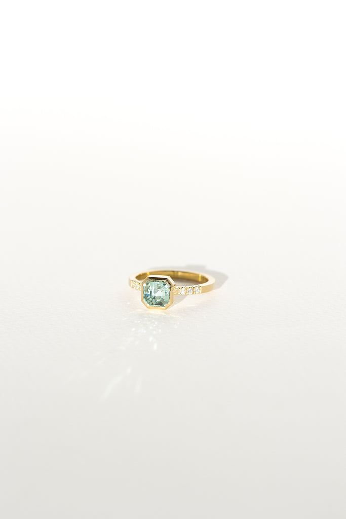 ANILLO TURMALINA MINT GREEN
