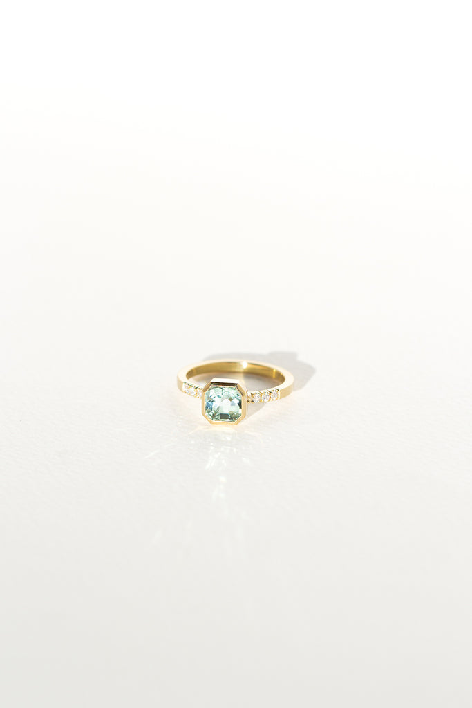 ANILLO TURMALINA MINT GREEN