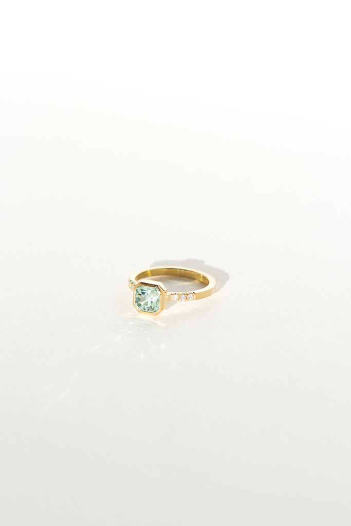 ANILLO TURMALINA MINT GREEN
