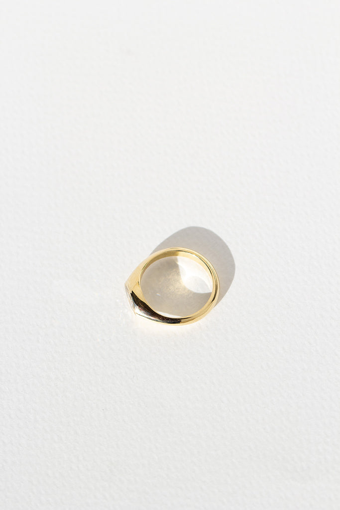 ANILLO SELLO DIAMANTE MARQUESA