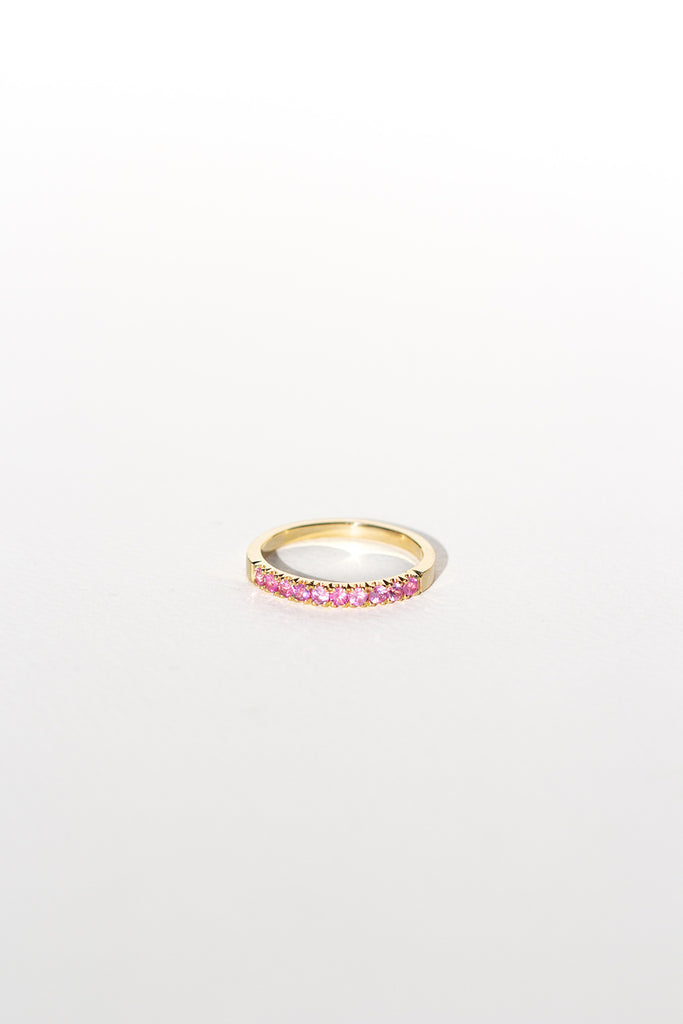 ANILLO ETERNITY ZAFIRO ROSA