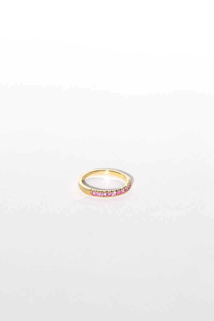 ANILLO ETERNITY ZAFIRO ROSA