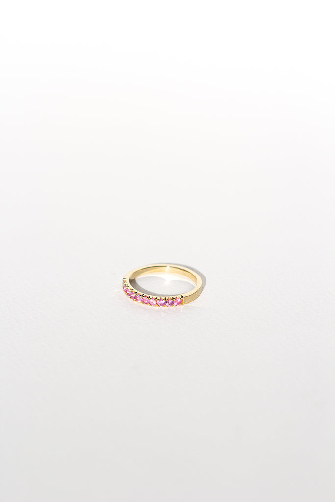 ANILLO ETERNITY ZAFIRO ROSA