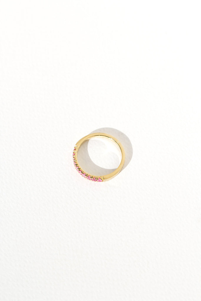 ANILLO ETERNITY ZAFIRO ROSA