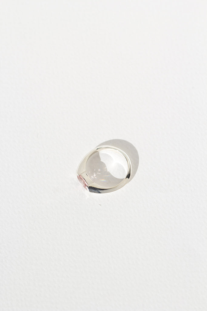 ANILLO MARQUESA PALE PINK SILVER