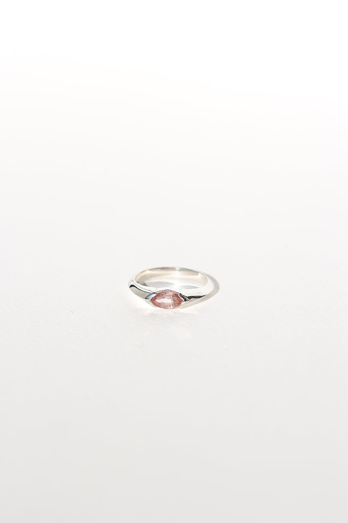 ANILLO MARQUESA PALE PINK SILVER