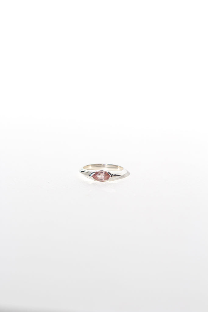 ANILLO MARQUESA PALE PINK SILVER