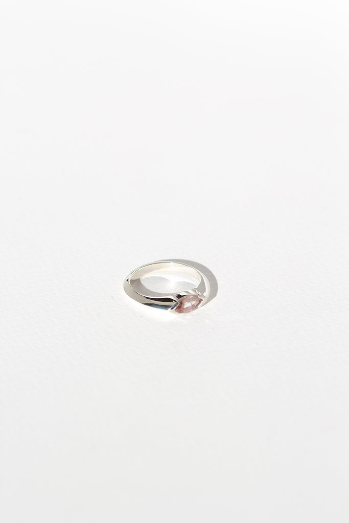 ANILLO MARQUESA PALE PINK SILVER